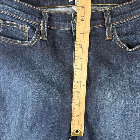 Judy Blue Womens Size 15/32 Skinny Denim Jeans Blue Distressed Stretch Pockets - Picture 4 of 9